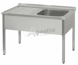 Dřez - 100x70, nádoba 50x50x30 cm vpravo