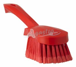 Kartáč mycí ruční krátká rukojet 270mm M/červený 41944