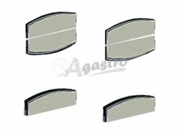 Set (4 kusy) úchytů ASBER GPIK