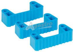 Svorka gumová (3ks) bez kolíčků modrá 10023