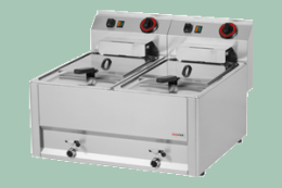 FE-60 EL fritéza 2x8l 230V