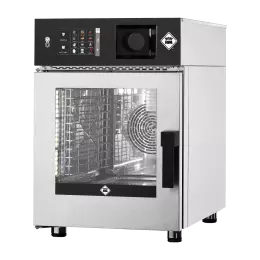 Konvektomat SLIM elektrický 6x GN 1/1 automatické mytí bojler dotykový ovládací panel 7 400 V levé dveře | RM - MSTBB 0611 EL