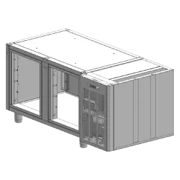 Korpus stolů SCH 2D chladicí nerez | RM - SCH 2 KOR