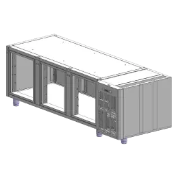 Korpus stolů SCH 3D chladicí nerez | RM - SCH 3 KOR