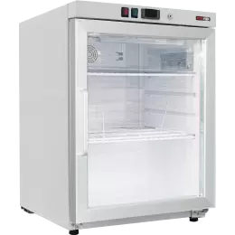 Skříň chladicí 130 l, prosklené dveře, bílá | REDFOX - DRR 200/G