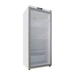 Skříň chladicí 350 l, prosklené dveře, bílá | REDFOX - DRR 400/G