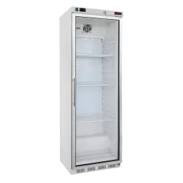 Skříň chladicí 350 l, prosklené dveře, bílá | REDFOX - DR 400 G