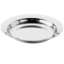 Hluboký ocelový talíř 22 cm