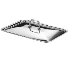 Ocelové víko na pečení 25x18 cm