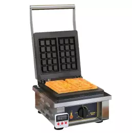 Elektrický vaflovač, velká mřížka, 2 vafle, 1.6 kW