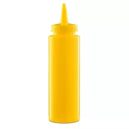 Dávkovač na omáčky z polyetylenu 0,25 l, žlutý