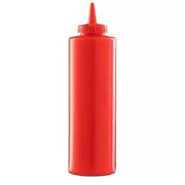 Dávkovač na omáčky z polyetylenu 0,7 l, červený