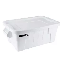 Polyethylenová nádoba na potraviny BRUTE, objem 53 l bílá RUBBERMAID 9S30-00-WHI