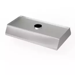 Nerezový centrální odsavač par 450x120 cm