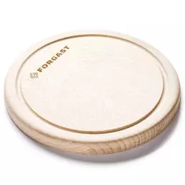 Dřevěná kulatá deska s drážkou 20 cm