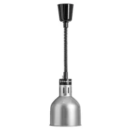 Ohřívací lampa na potraviny stříbrná - typ A