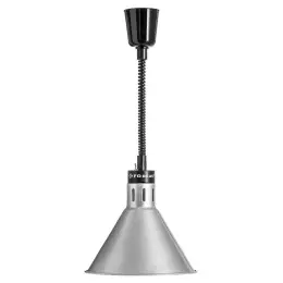 Ohřívací lampa na potraviny stříbrná - typ B