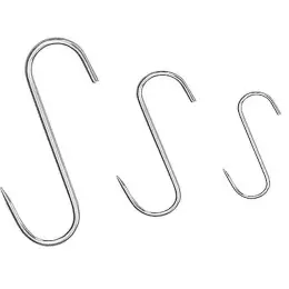 Řeznické háky , nerezová ocel 180 mm