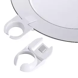 Klip pro upevnění sklenice na talíř o průměru 3 cm