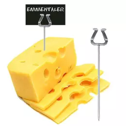 Stojan na karty z nerezové oceli