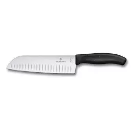 Nůž Santoku Swiss Classic černý délka čepele 17 cm