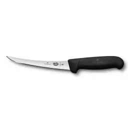 Černý vykosťovací nůž FIBROX - délka čepele 15 cm