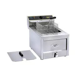 Elektrická jednokomorová fritéza s kohoutkem - objem 12 l