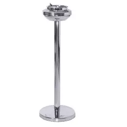 Vysoký chromovaný popelník Ø 15 cm