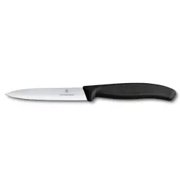 Švýcarský nůž na zeleninu Swiss Classic černý délka čepele 10 cm