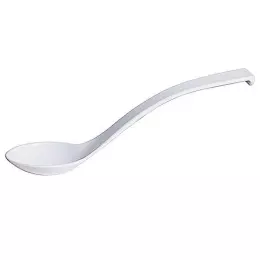 Bílá plastová lžíce na salát o délce 23,5 cm CONTACTO 4902/235