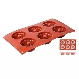 Silikonový plech na pečení 6 košíčků