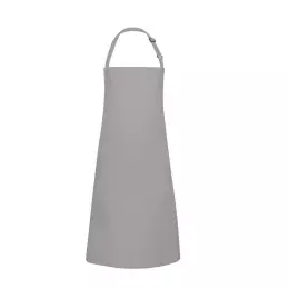 Základní kuchařská zástěra 75 x 90 cm se sponou čedičově šedá