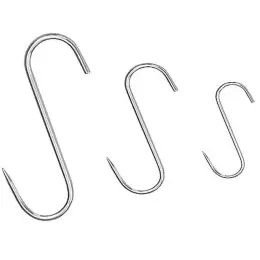 Řeznické háky , nerezová ocel 140 mm