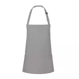 Krátká zástěra Basic 75 x 60 cm s kapsou a přezkou čedičově šedá