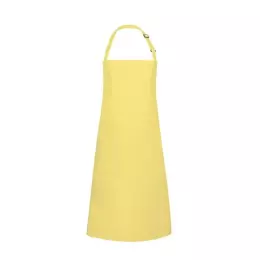 Kuchařská zástěra Basic 75 x 90 cm se sponou slunečně žlutá