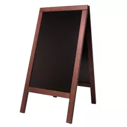 Volně stojící mahagonová dřevěná tabule CONTACTO 7695/122