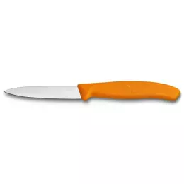 Švýcarský nůž na zeleninu Swiss Classic oranžový Délka čepele 8 cm