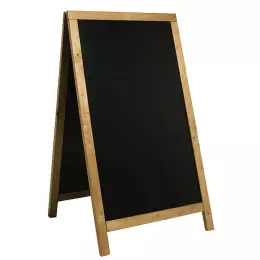 Dřevěná volně stojící tabule