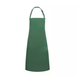 Základní nepromokavá zástěra na šle se sponou 72 x 86 cm lesní zelená