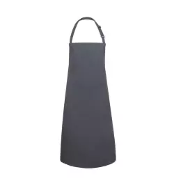 Základní kuchařská zástěra 75 x 90 cm s antracitovou sponou