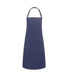 Nepromokavá zástěra  Basic na šle se sponou 72 x 86 cm tmavě modrá