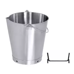 Ocelové vědro s výlevkou 10 l