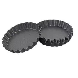 Pečicí forma s teflonovým povrchem o průměru 12 cm sada. 4 kusy