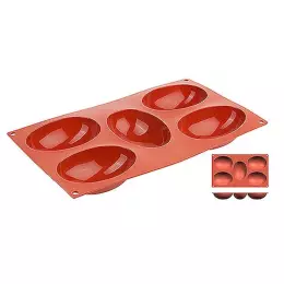 Silikonová forma na pečení Half Ei 10x7 cm