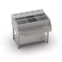 Koktejlová stanice 5x GN 1/9