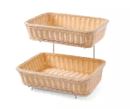 Košík na chléb z polyirrattanu