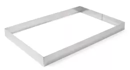 Obdélníkový ráfek na pečivo a cukrářské výrobky 38,5x28,5 cm