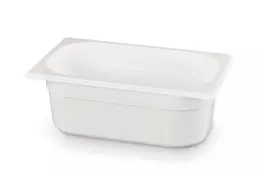 GN 1/4 hrnec 10 cm hluboký z bílého polykarbonátu