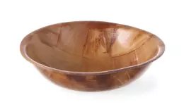 Dřevěný kulatý koš