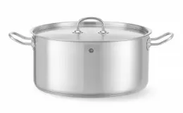 Nerezový nízký hrnec - objem 12 l Kitchen Line